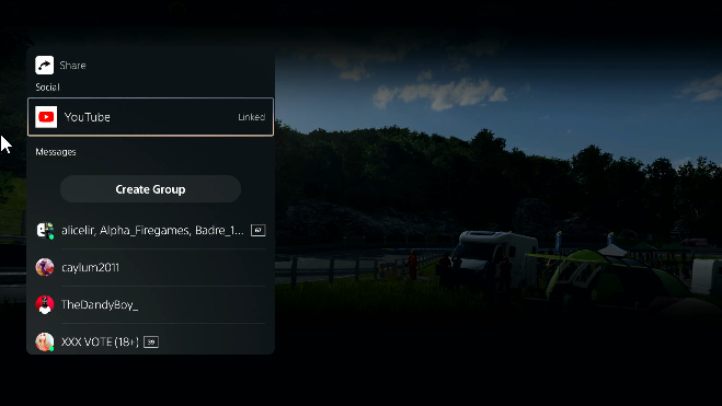YouTube Upload Screen